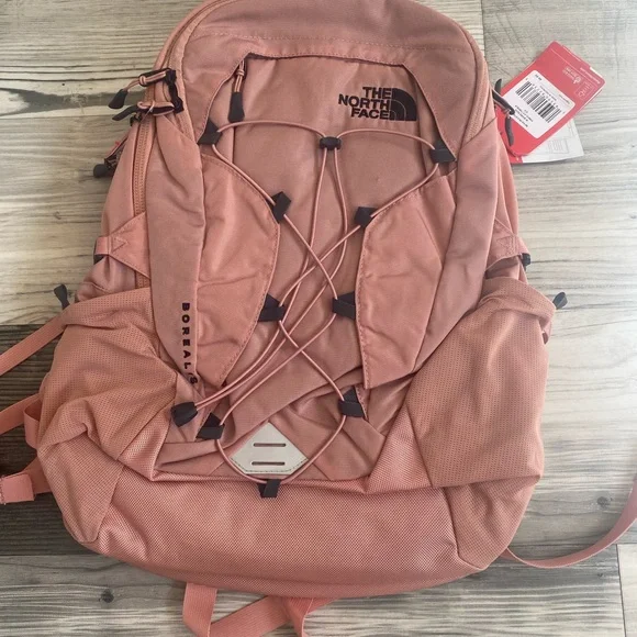 north face borealis backpack pink clay The The external bungee The North Face Women's Borealis
